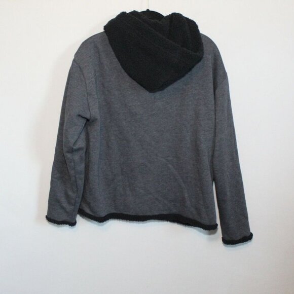 ✨2/$20 PINK Victoria's Secret 2in1 Reversible Sherpa Zip Jacket Small H12156 - Picture 9 of 11